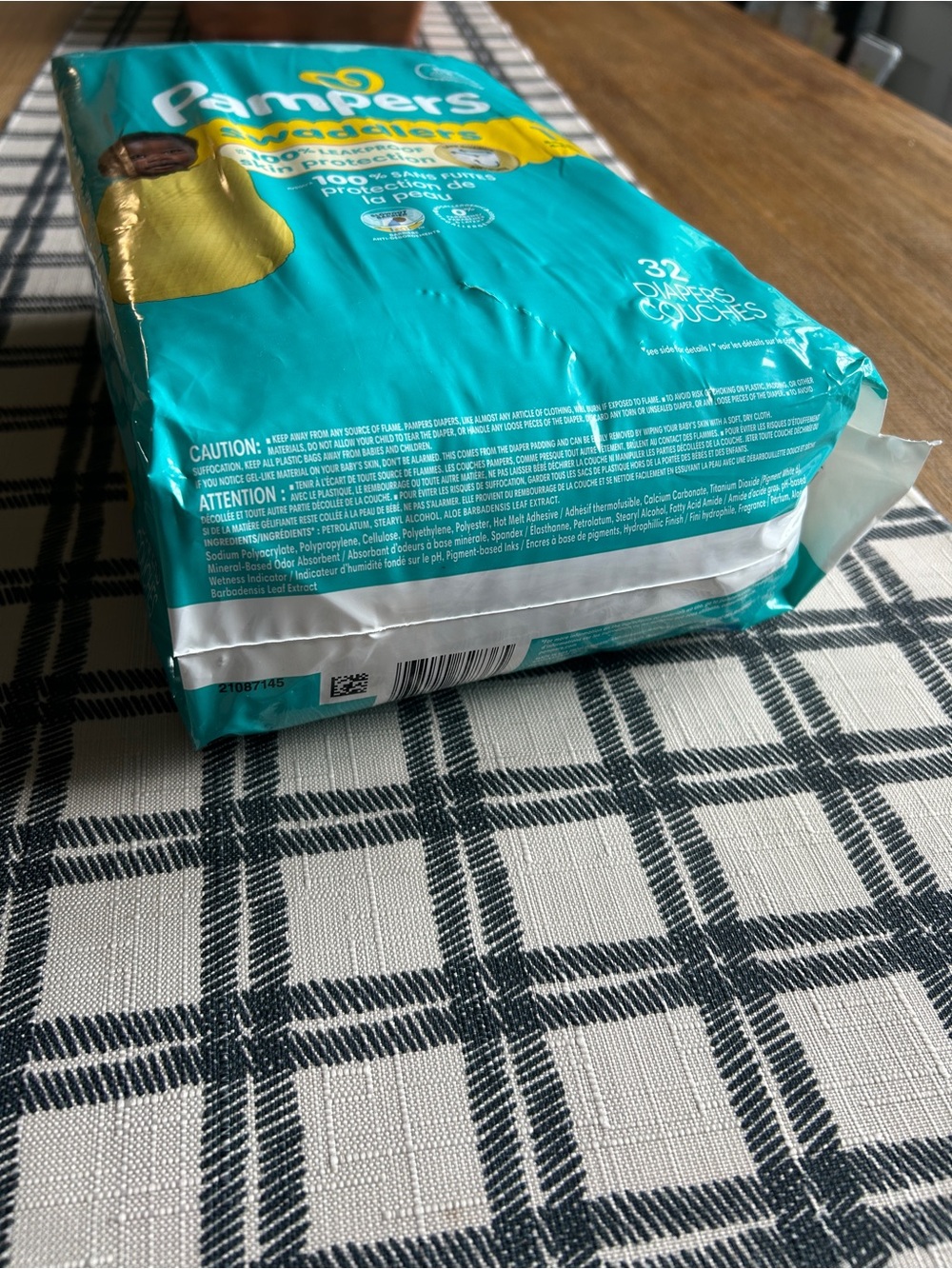 Pampers Swaddlers Size 1 Diapers NWT - Picture 3 of 4